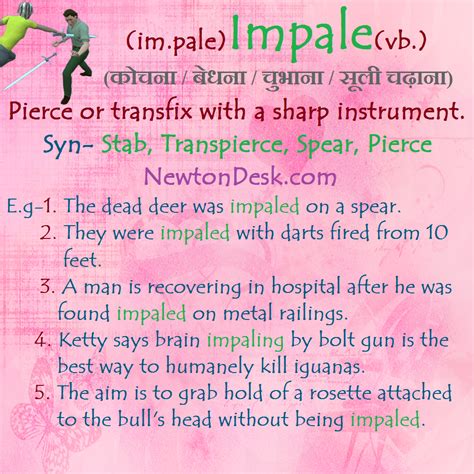 impaling meaning in english|impaling synonym.